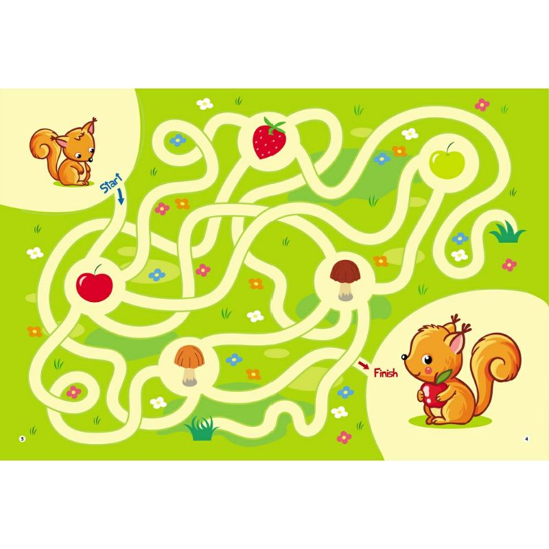 Sách - Bộ 4 Quyển Trò Chơi Mê Cung Phát Triển Trí Tuệ Phiên Bản Wipe Clean Viết Xóa Được Cho Bé 2 - 6 Tuổi