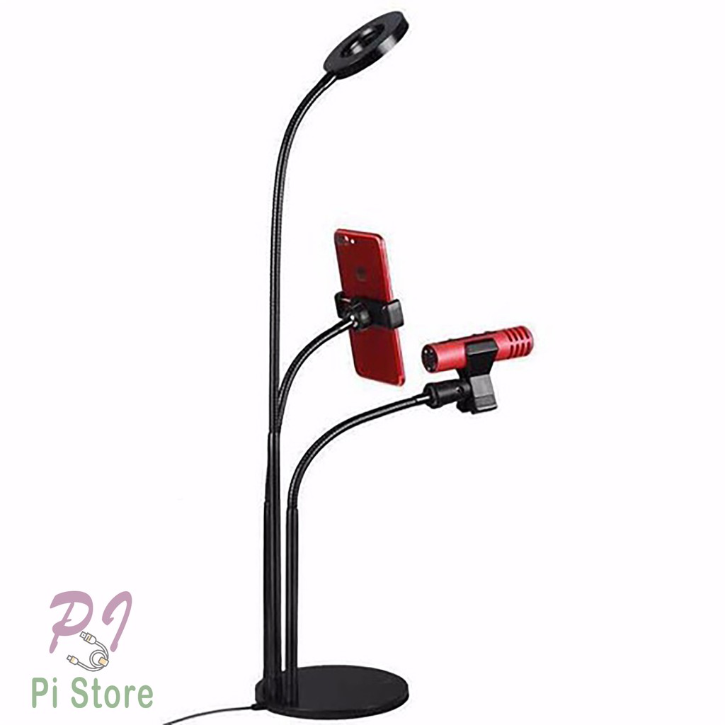 [Bán Lỗ Xả Kho] Đèn led LIVE STREAM để bàn 3 trong 1 ĐA NĂNG bộ dụng cụ hỗ trợ LIVE STREAM chuyên nghiệp | BigBuy360 - bigbuy360.vn