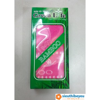 Khăn mặt Green Life sợi tre kích thước 30x50cm