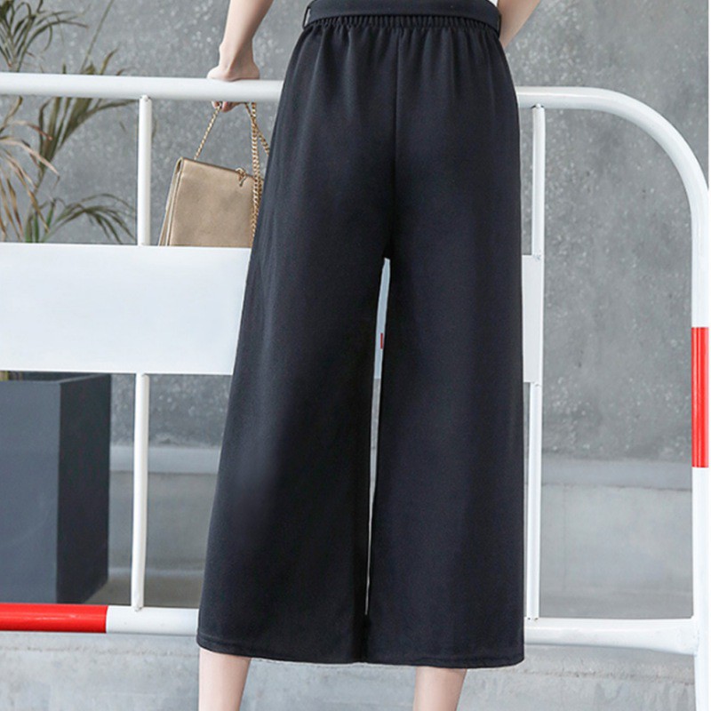 Quần thun ống rộng thoải mái cho ngày hè của con gái