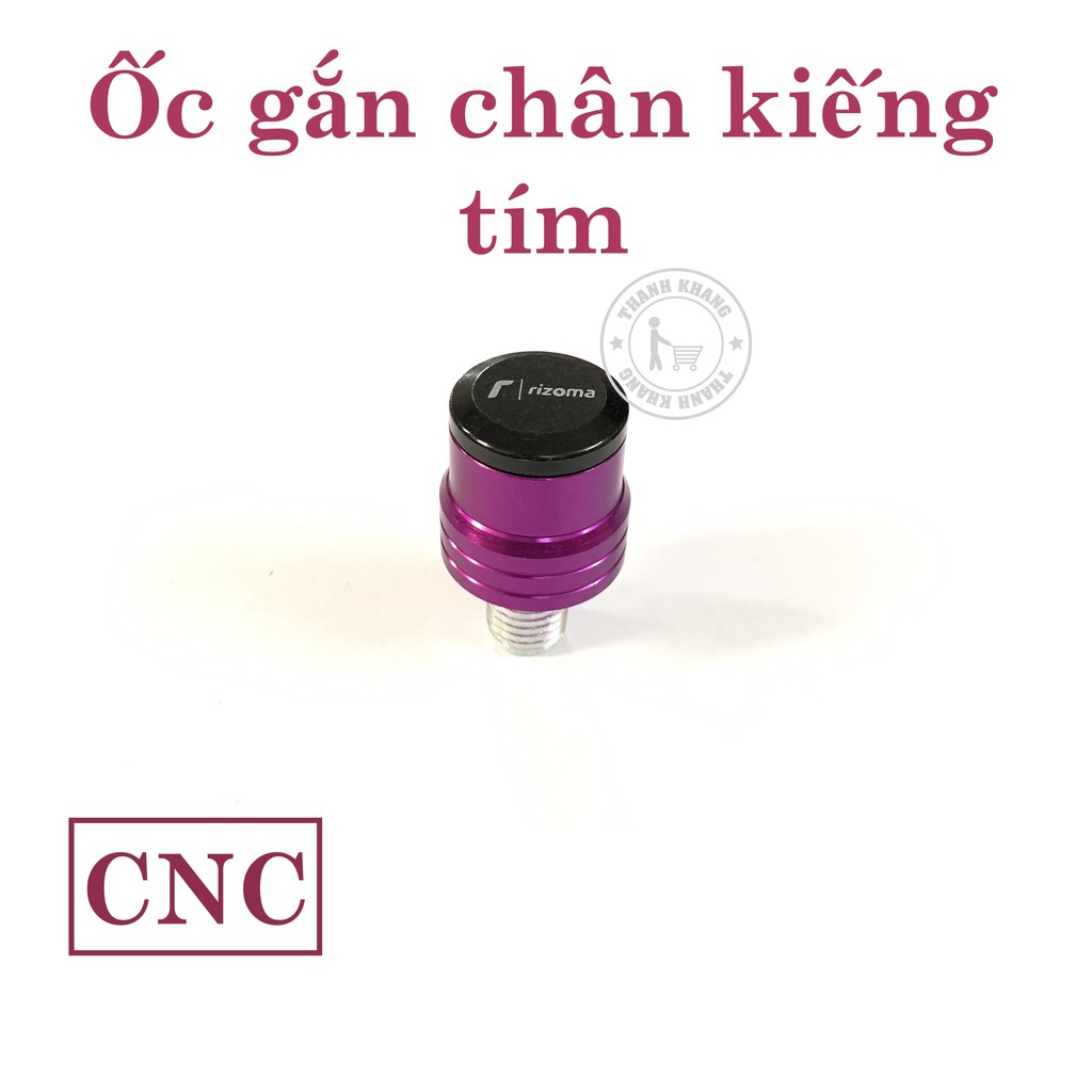 Ốc gắn chân kiếng răng ngược 10ly YAMAHA nhôm CNC thanh khang