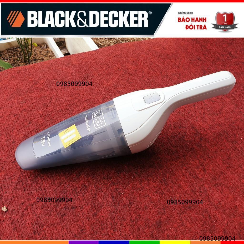 Máy hút bụi cầm tay dùng pin Black and Decker dùng pin 3.6V mã NVB115J