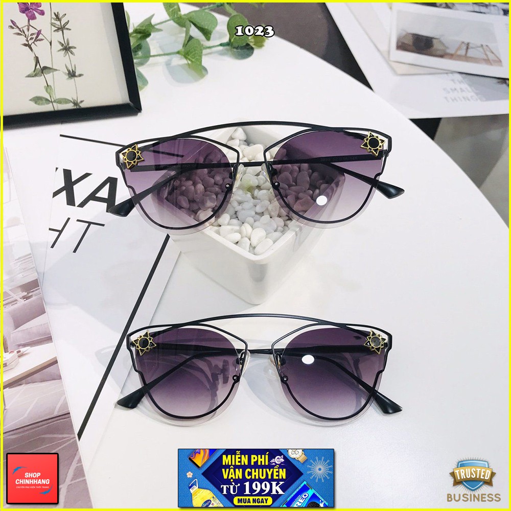 KÍNH MÁT NỮ GỌNG TÁCH THỜI TRANG ĐÍNH HOA SANG CHẢNH SH1023