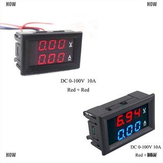 Đồng hồ đo điện áp dc 0-100v 10a 3 / 4 bit có dây