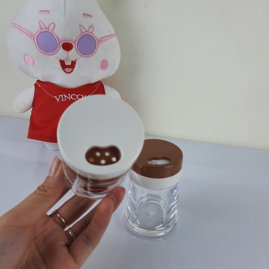 Lọ đựng tăm xỉa răng, hũ hủ hộp đựng tăm tiêu xay Nhựa Song Long trong suốt cao cấp