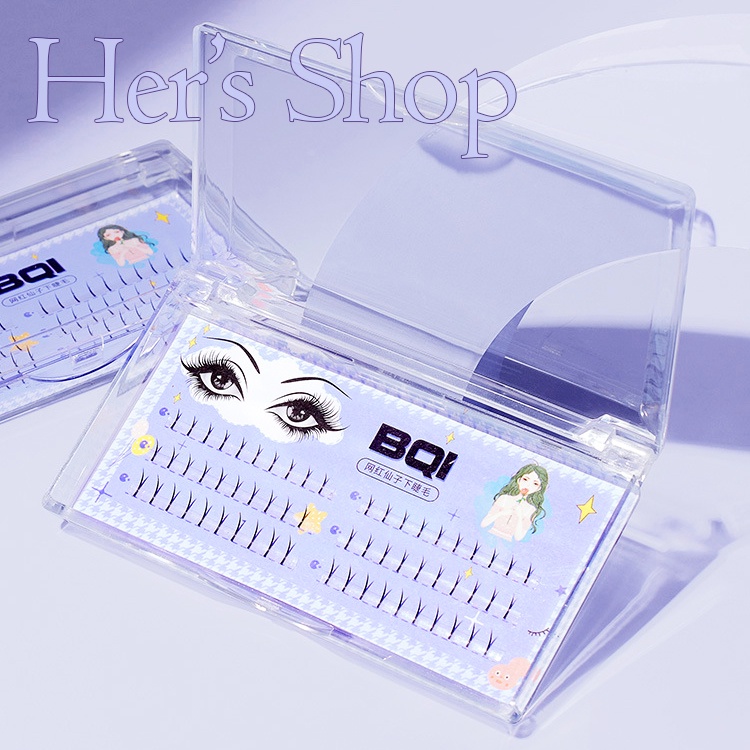 Lông Mi Giả Tách Sợi Nối Mi Dưới Tự Nhiên Độ Dài 5mm-7mm Tặng Keo Dán Mi - Mi Giả Tách Sợi Tự Nối Tại Nhà B7253