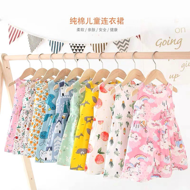 Thanh lý xả kho Váy Lanh cho bé gái , Chất lanh siêu mịn , êm thấm