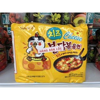 Mì khô gà cay vị phô mai SAMYANG 140gr- Lốc 5 gói