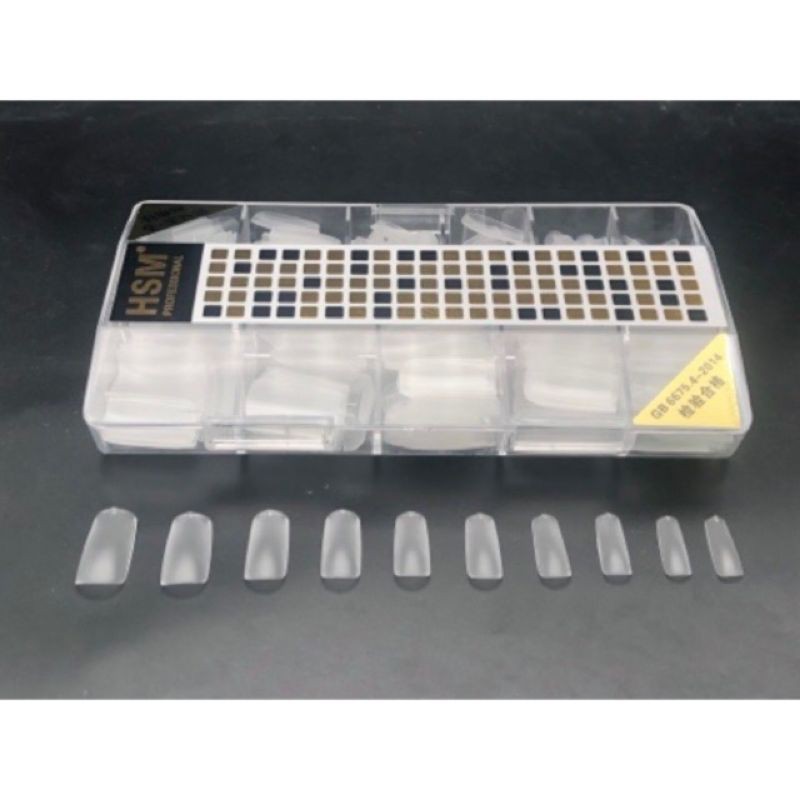 Phụ kiện nails móng úp hs.m TẶNG KEO DÁN