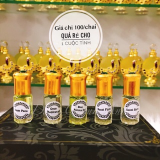 Tinh dầu nước hoa Dubai mini lăn 4 ml tiện lợi