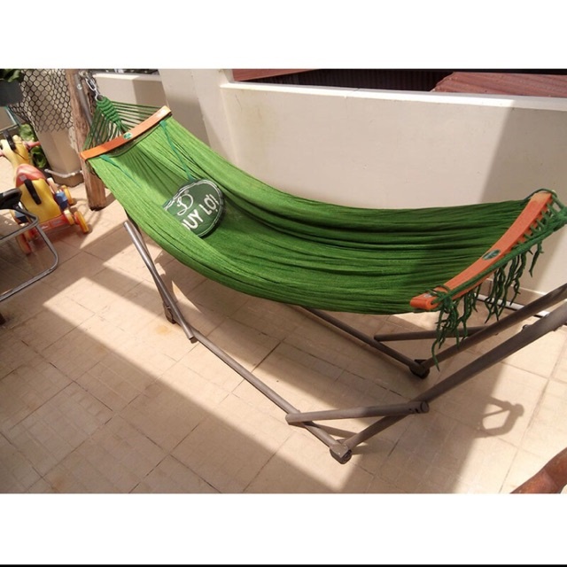 Võng Xếp Duy Lợi Cỡ Lớn Tặng Kèm Lưới Võng &amp; Gối