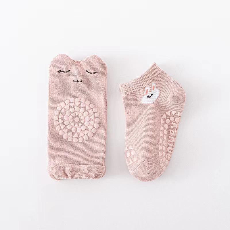 Tất Vớ Và bọc Bảo Vệ Đầu Gối  phong cách hàn quốc Cho Bé Tập Bò Chống Trượt siêu co giãn hàng loại 1