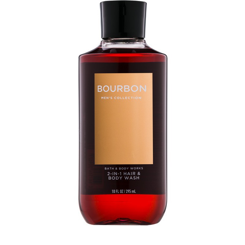 Sữa tắm gội nam Bath & Body Works - Bourbon Men's Collection - 2in1 Hair + Body Wash 295mL