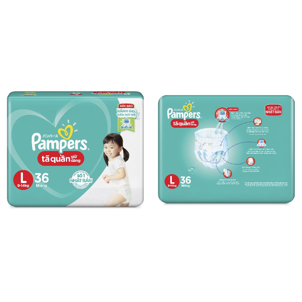 Mkb gift - tã quần pampers l36 - ảnh sản phẩm 4