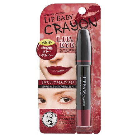 Son sáp bút chì Rohto Lip Baby Crayon Lip & Eye 3g - Nhật Bản