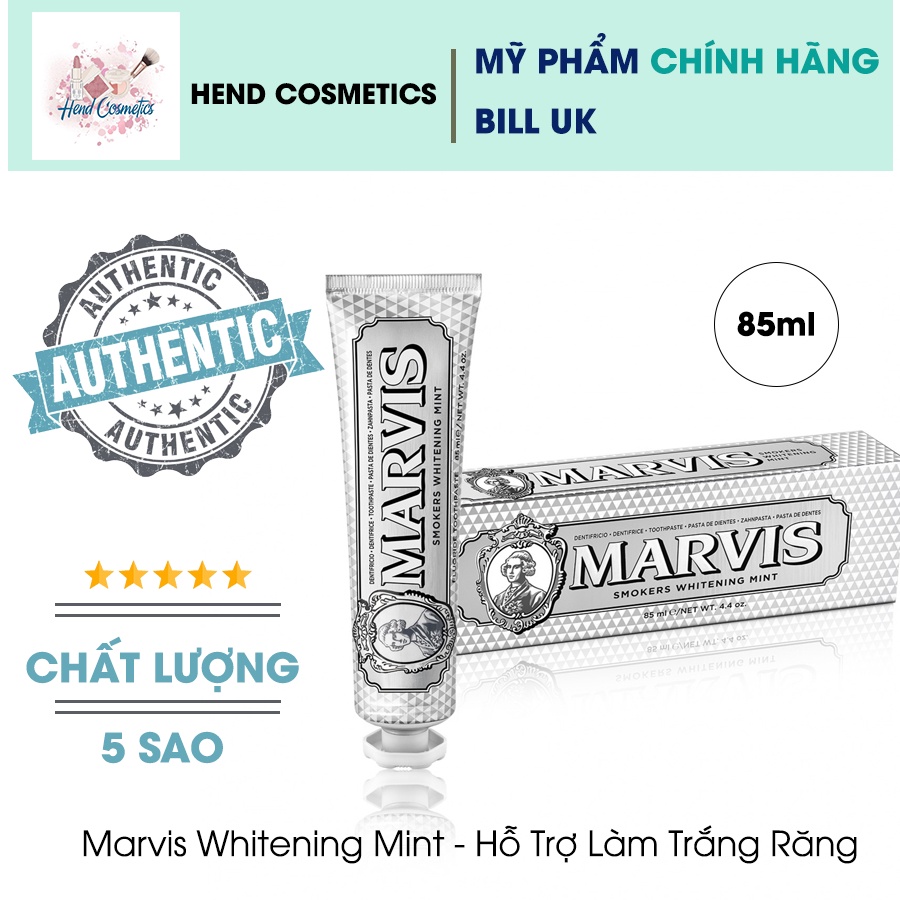 Kem Đánh Răng Cao Cấp Marvis Toothpaste 85ml (Bill Anh)