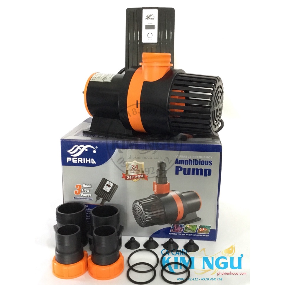 Bơm Hồ Cá PERIHA PB 23000 Điều Chỉnh 3 Cấp Độ