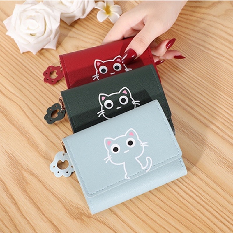 Ví Nữ Ngắn Hình Trái Tim ( nhiều màu)
