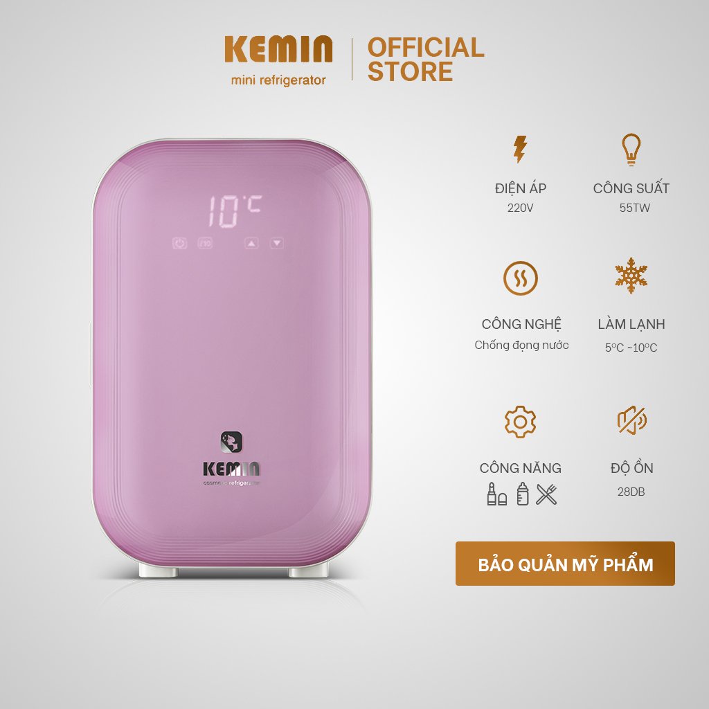 Tủ lạnh mini Kemin K15 - 15L Chỉnh nhiệt - Công nghệ chống đọng nước