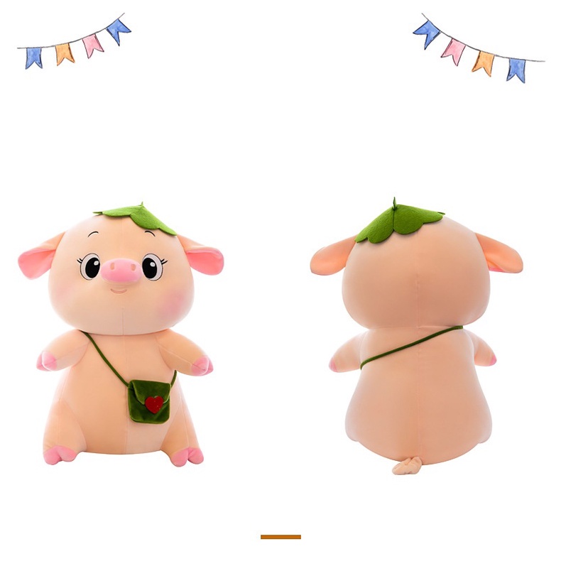 Gấu Bông Heo Hồng Peppa Đẹp Giá Rẻ, heo hồng đáng yêu, UPNOW, Kích thước 50cm