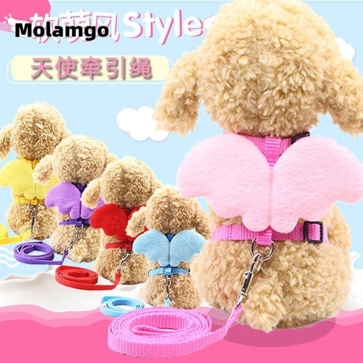 Dây dắt thú cưng MOLAMGO hình cánh thiên thần đáng yêu