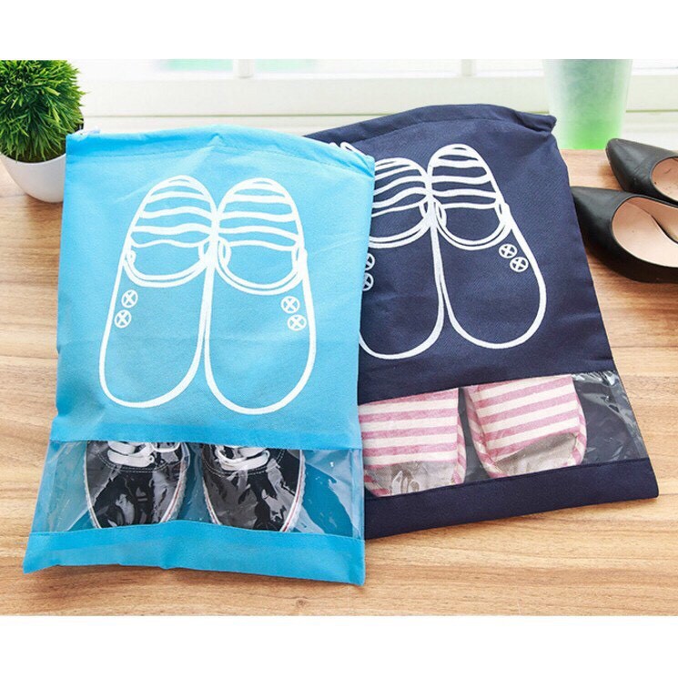 [FreeShip 50K] Túi Đựng Giày Chống Bẩn Để Giày Size 41*31cm và 37*27 Cm