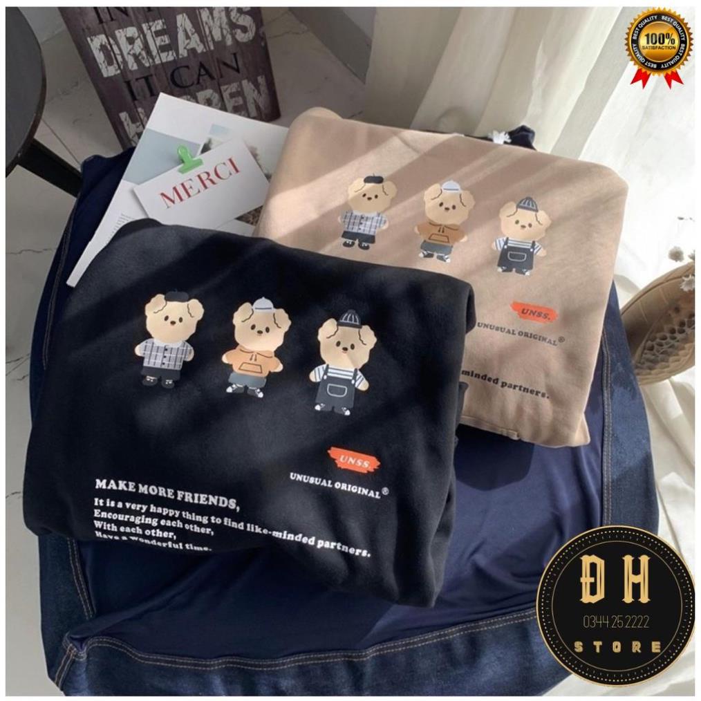 (Mẫu Mới 2021) Áo Hoodie 3 Chú Heo Có Mũ Nam Nữ Chất Nỉ Bông Dày Dặn Form Rộng Unisex- Áo Nỉ Nam Nữ Ulzzang Hoạ Tiết . | BigBuy360 - bigbuy360.vn