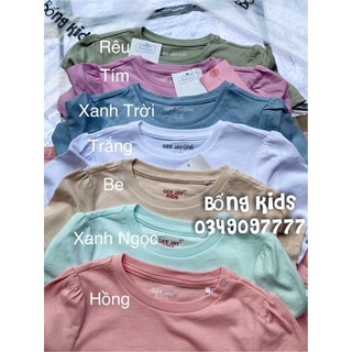 Áo Phông Bé Gái Basic Nhún Vai GÊ
