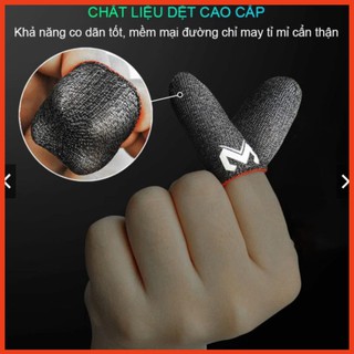 Găng tay chơi game điện thoại  sợi carbon cảm ứng nhạy cho game PUBG FF Tốc Chiến Liên Quân mobile 4.9