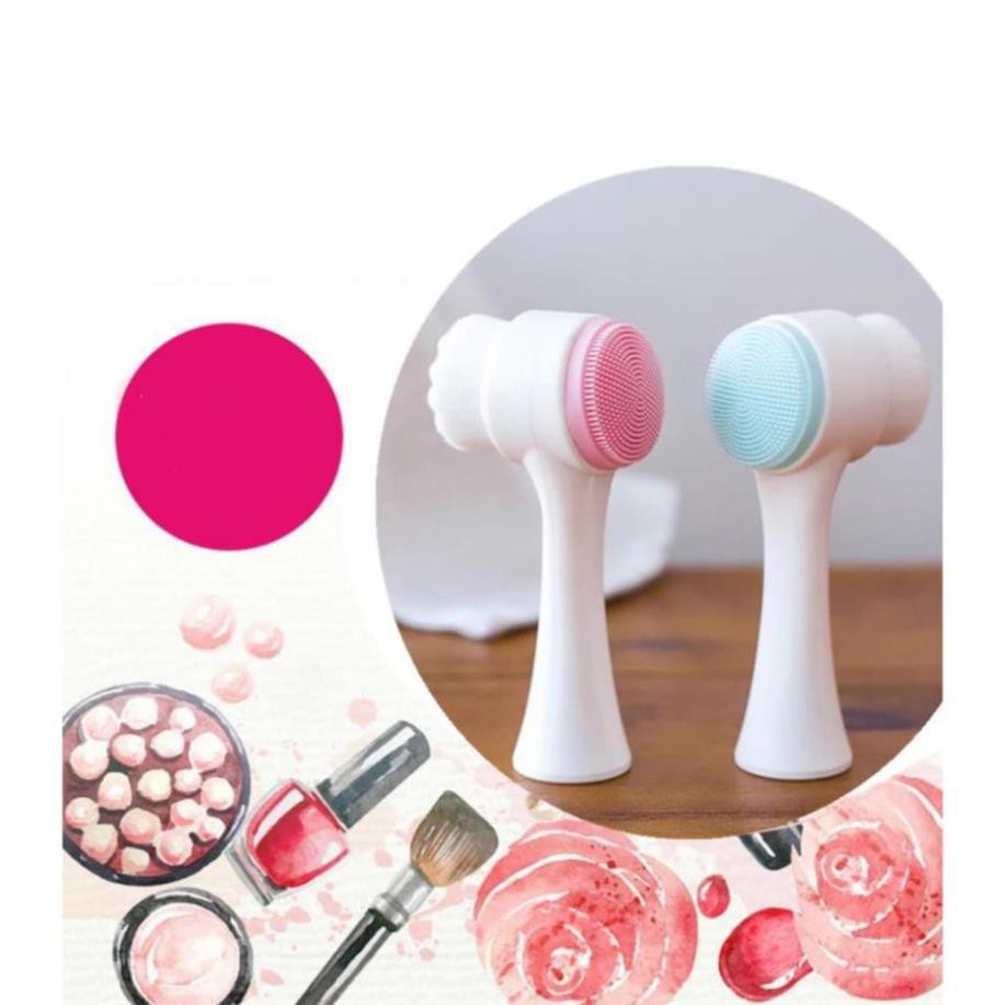 [TẶNG QUÀ 0Đ] Cọ massage rửa mặt KOREA 2 đầu 3D gai silicon. | BigBuy360 - bigbuy360.vn