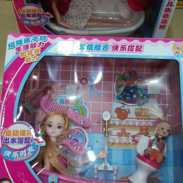 Bồn Tắm Hình Búp Bê Barbie Đáng Yêu