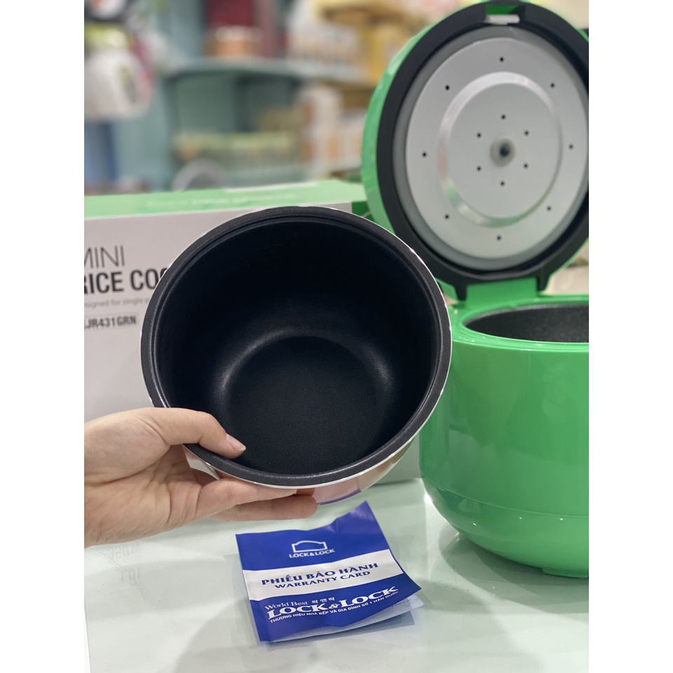 Nồi cơm điện Lock &amp; Lock 1 lít, nồi cơm mini Lock Lock
