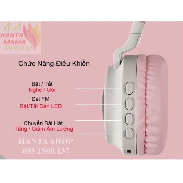 [Free Ship] 🎁🎁🎁Tai nghe tai mèo bluetooth Cat Ear BT028C | BigBuy360 - bigbuy360.vn