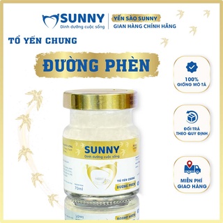 Yến sào đường phèn-Yến sào Khánh Hòa chưng sẳn-70ml/hũ-Yến sào SUNNY