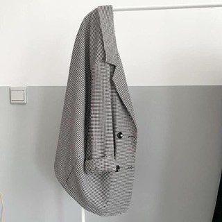 Blazer kẻ 1 lớp
