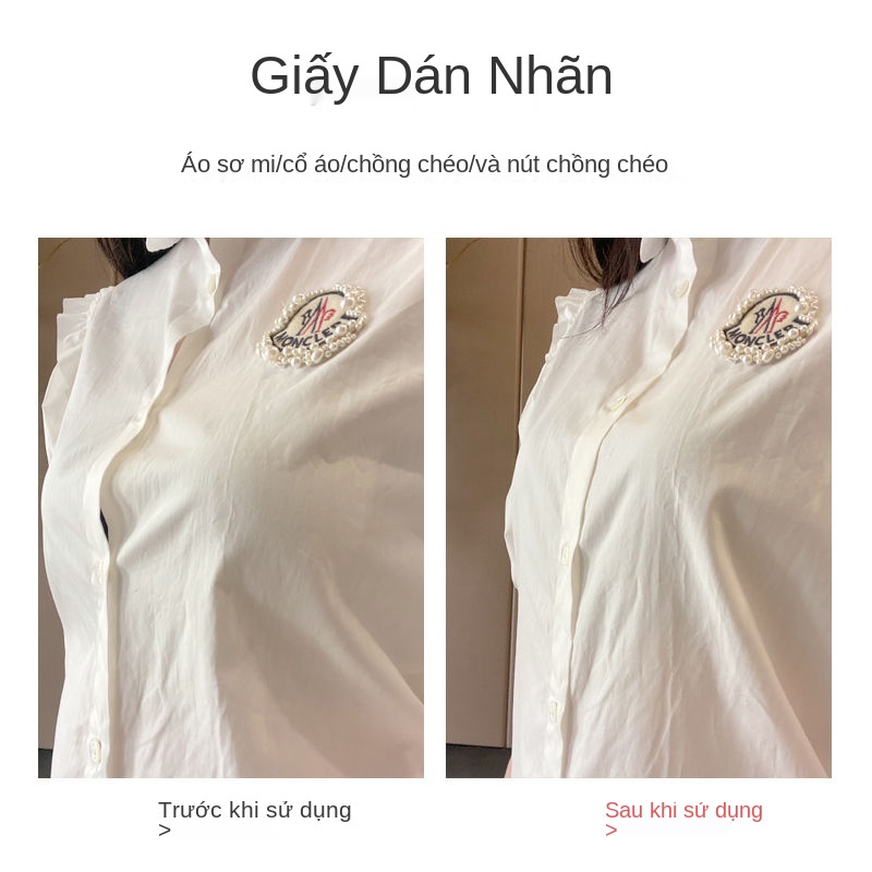 FMiếng dán chống lóa hai mặt quần áo cổ chữ V vô hình treo cho váy, sơ mi, dảiy mặc, đồ tạo tác trượt