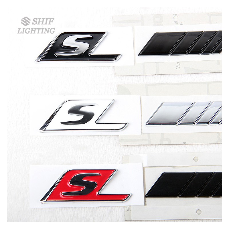 Logo ABS dán trang trí cho xe hơi Mercedes AMG