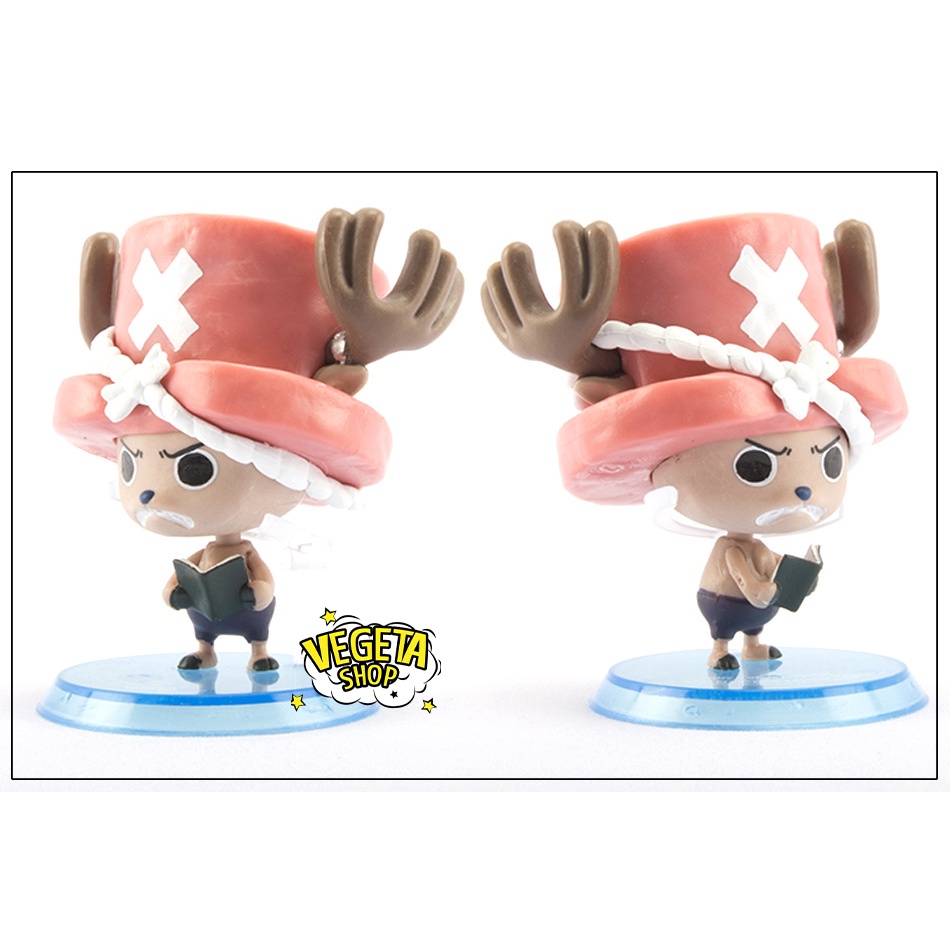 Mô hình One Piece - 9 Tony chopper kẹo bông - Kungfu Guard Arm Brain Horn Kungfu Monster Poin - Rumble Ball - Cao 7~10cm