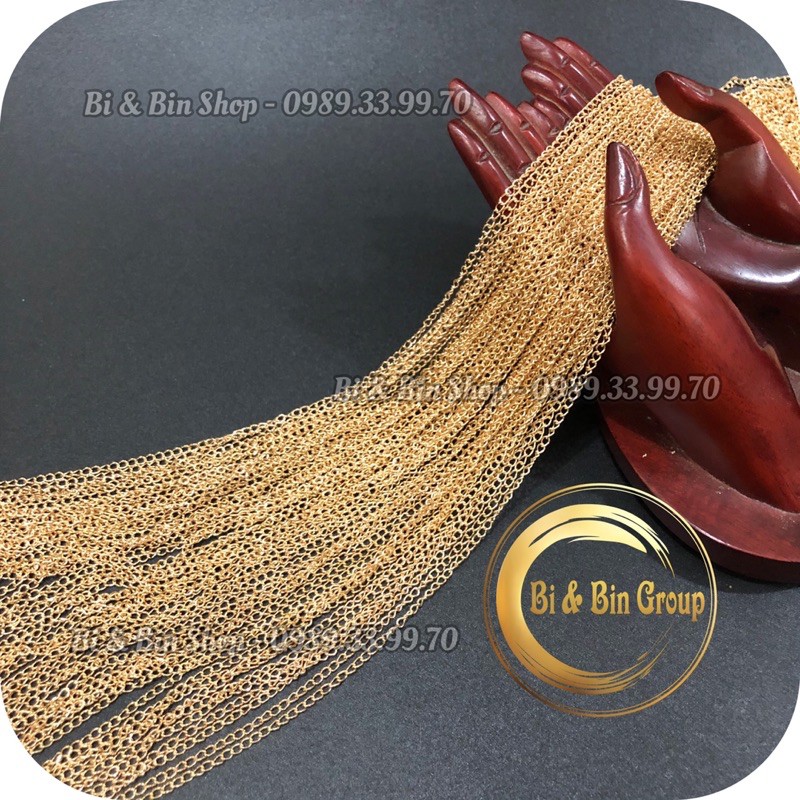 4m Dây Xích Mắc Vặn Thừng Làm Trang Sức Handmade