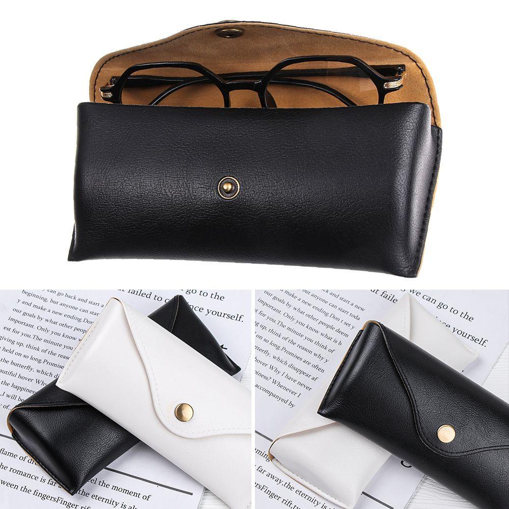 SUSANS Hộp Đựng Mắt Kính Bằng Da Có Khóa Kim Loại Phong Cách Vintage Ốp