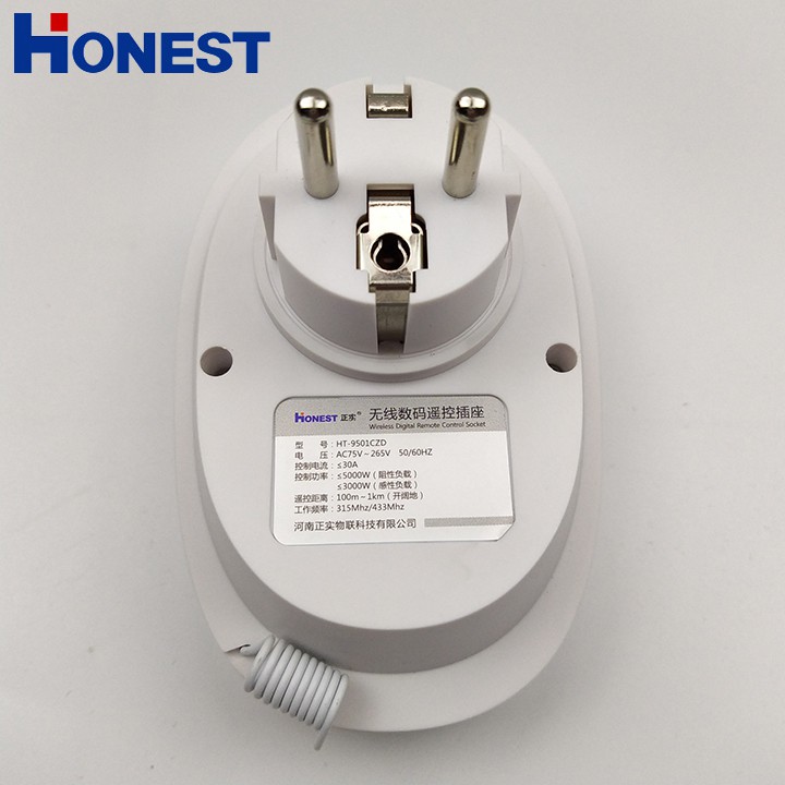 Ổ cắm Honest 1000m HT-6805WCD điều khiển từ xa