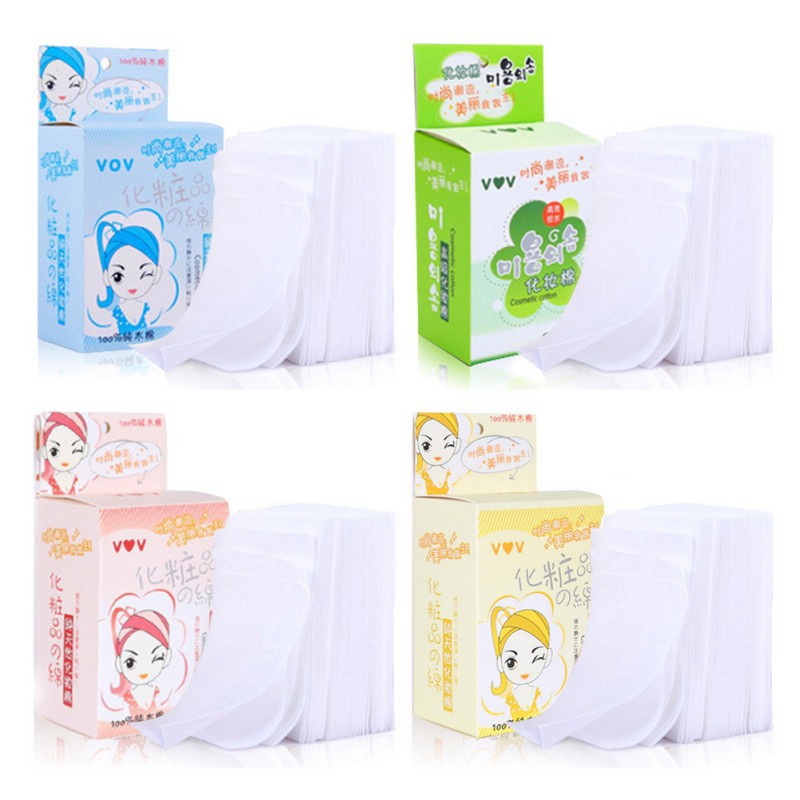 Set 100 bông tẩy trang chuyên dụng cho nữ màu sắc ngẫu nhiên | BigBuy360 - bigbuy360.vn