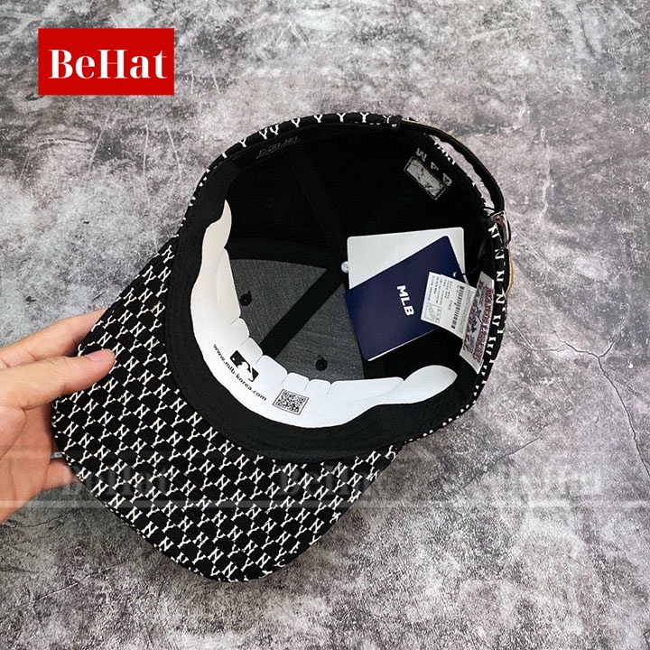 Nón Kết NY MLB Nam Cao Cấp Logo Có Viền, Chất Vải Demi Xịn, Họa Tiết in Chìm [HOT TREND]