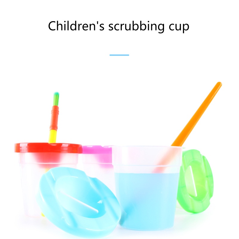 Haha Kids Painting DIY Wash Cup Paint Tool Cải thiện trí tuệ sáng tạo