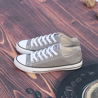 Giày Sneaker Cổ Thấp Xám Nhạt Nữ