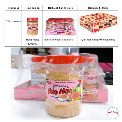 (Bán Sỉ)Thùng 24 Hũ Muối Hảo Hảo Chính Hãng 120g Acecook date 10.11.2021