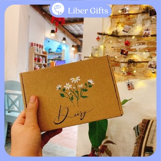 Hộp quà minisize handmade gồm rơm, tặng kèm son cho bạn gái, hộp quà tặng mẹ, tặng người bạn thương ❤️