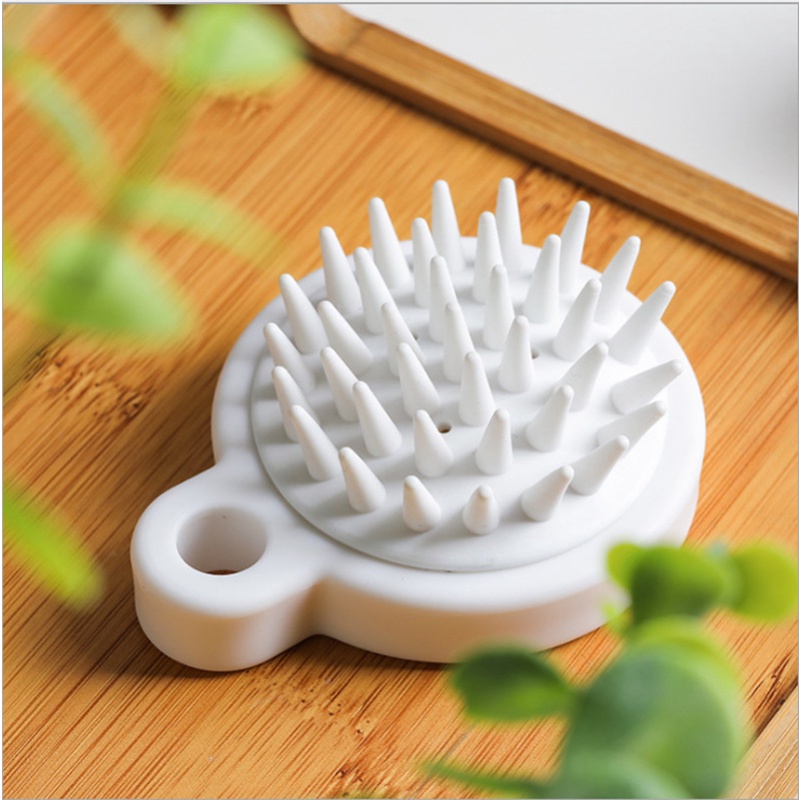 Lược gội đầu Silicone massage Nhật, mát xa da đầu đa năng giảm rụng tóc