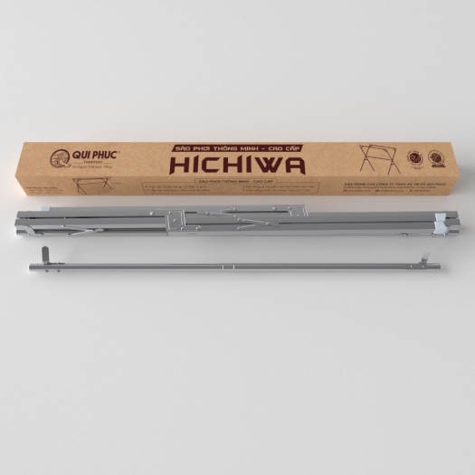 Sào phơi đồ chữ X Inox cao cấp HICHIIWA - (Xếp mở đa năng)