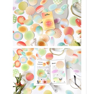 Hộp 45 hình dán sticker trang trí